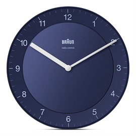 Braun BC06BL-DCF Radiostyret Analogt Vægur 20 cm, Blå